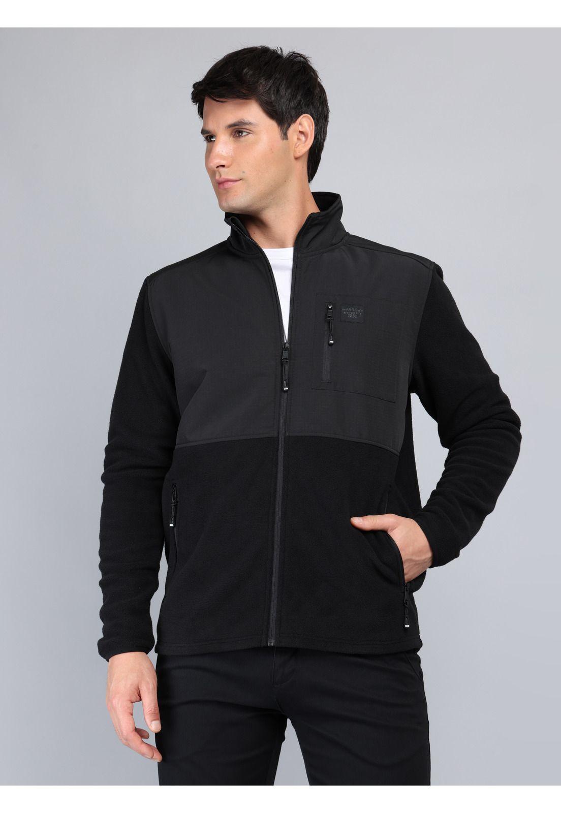 Polerón Polar Regular Fit Negro Arrow PL33040NE-5