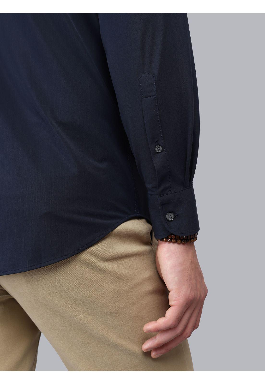 Camisa Ultra Spandex Regular Fit Azul Marino Arrow CM33055NB-5