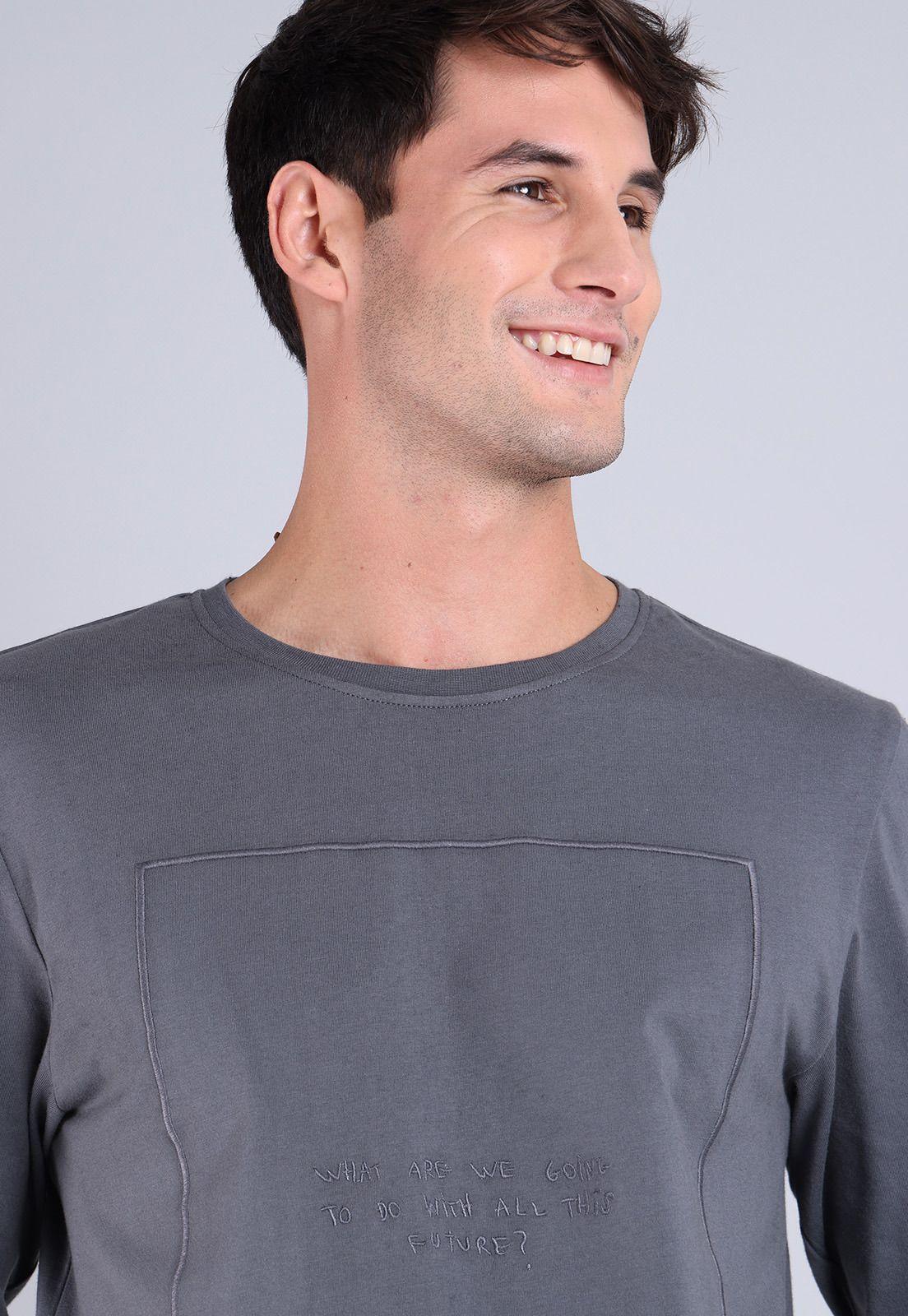 Polera Manga Larga Hombre Soviet SPOH701GR-2