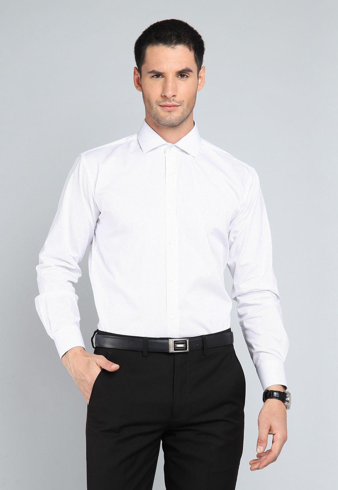 Camisa Formal Print Spandex Arrow ARM0311BL-0