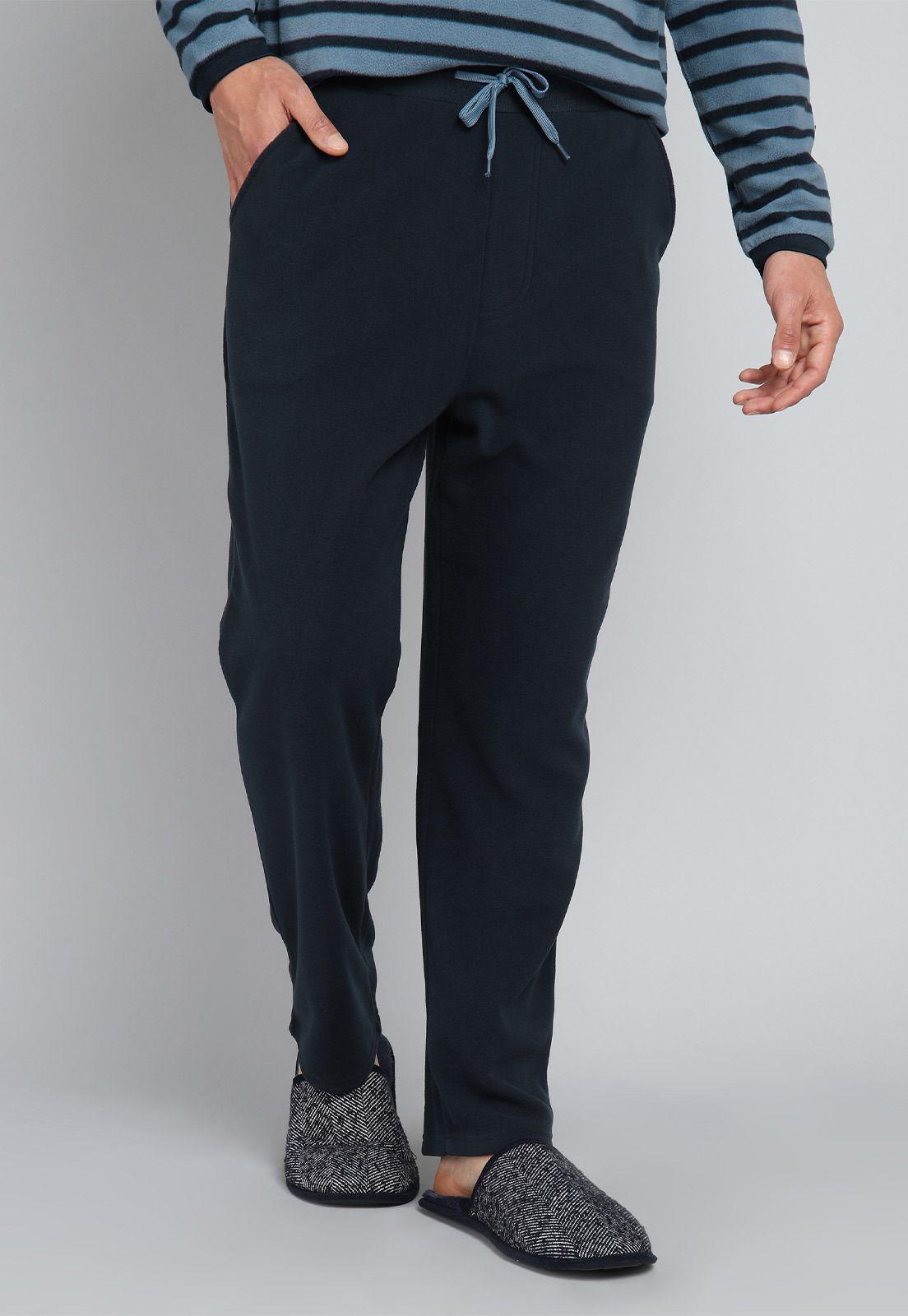 Pijama Hombre Arrow Polar Rayas Manga Larga-4