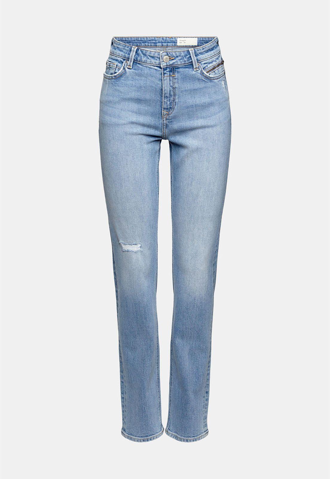 Jeans De Corte Recto Esprit-3