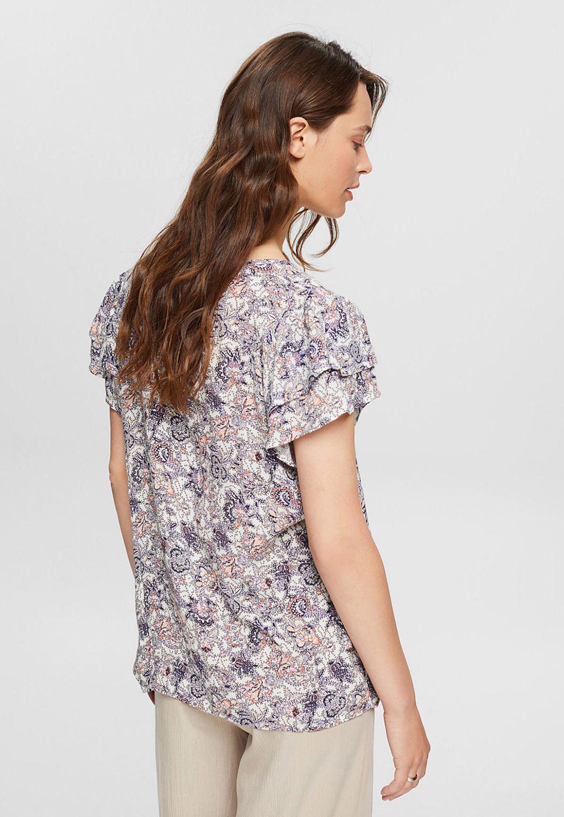 Blusa Con Estampado Floral Mujer Esprit 062EE1F307-1