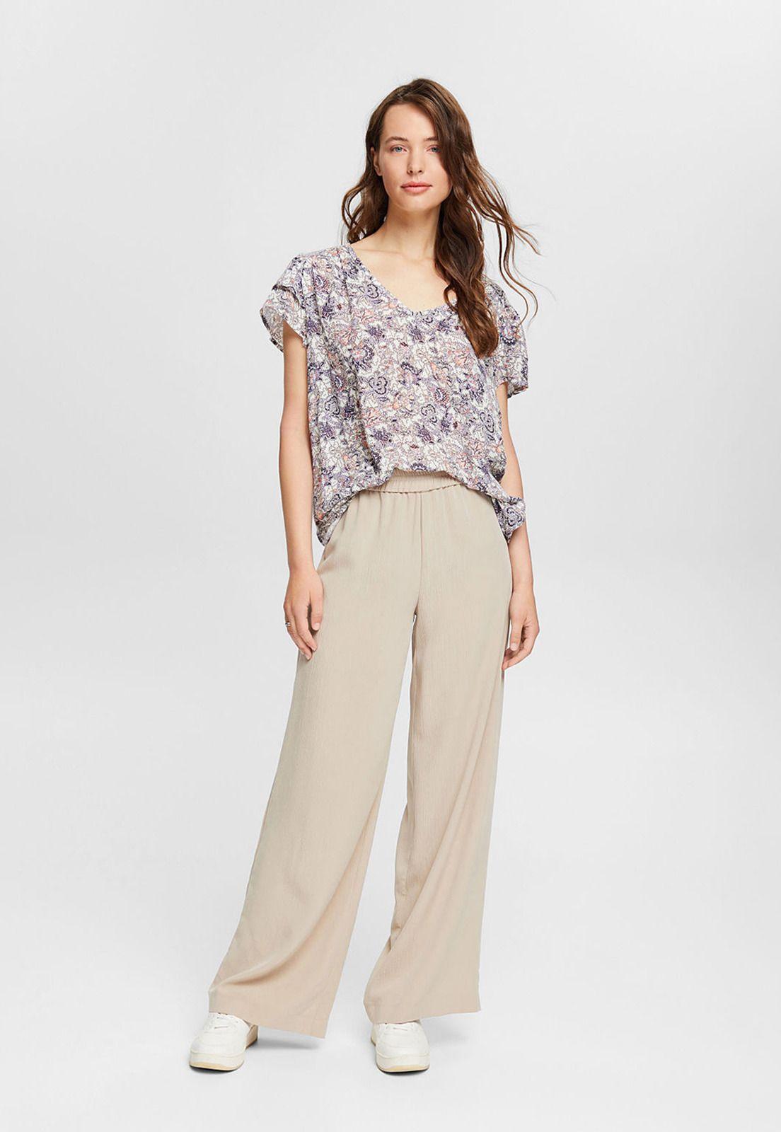 Blusa Con Estampado Floral Mujer Esprit 062EE1F307-2