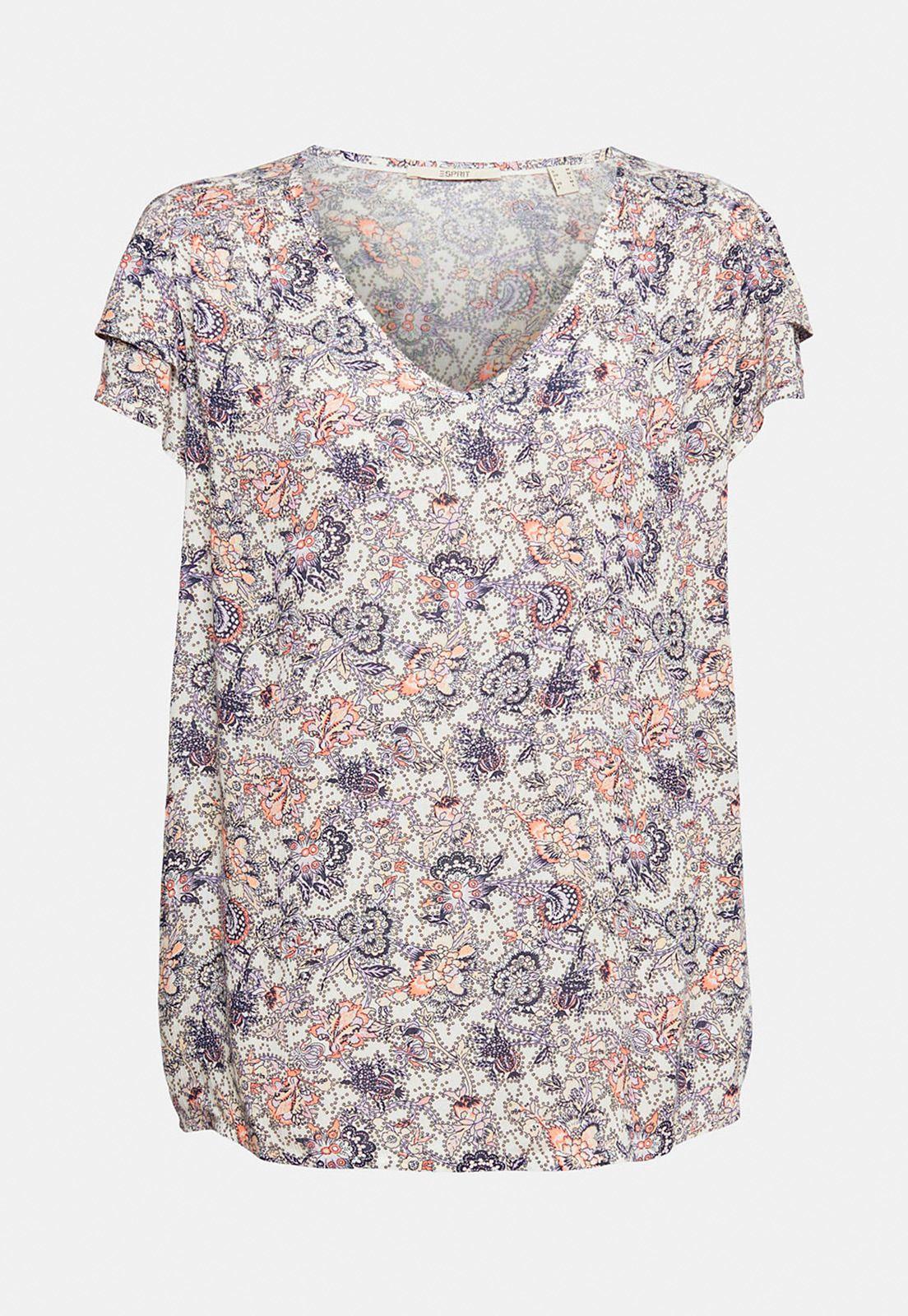 Blusa Con Estampado Floral Mujer Esprit 062EE1F307-3