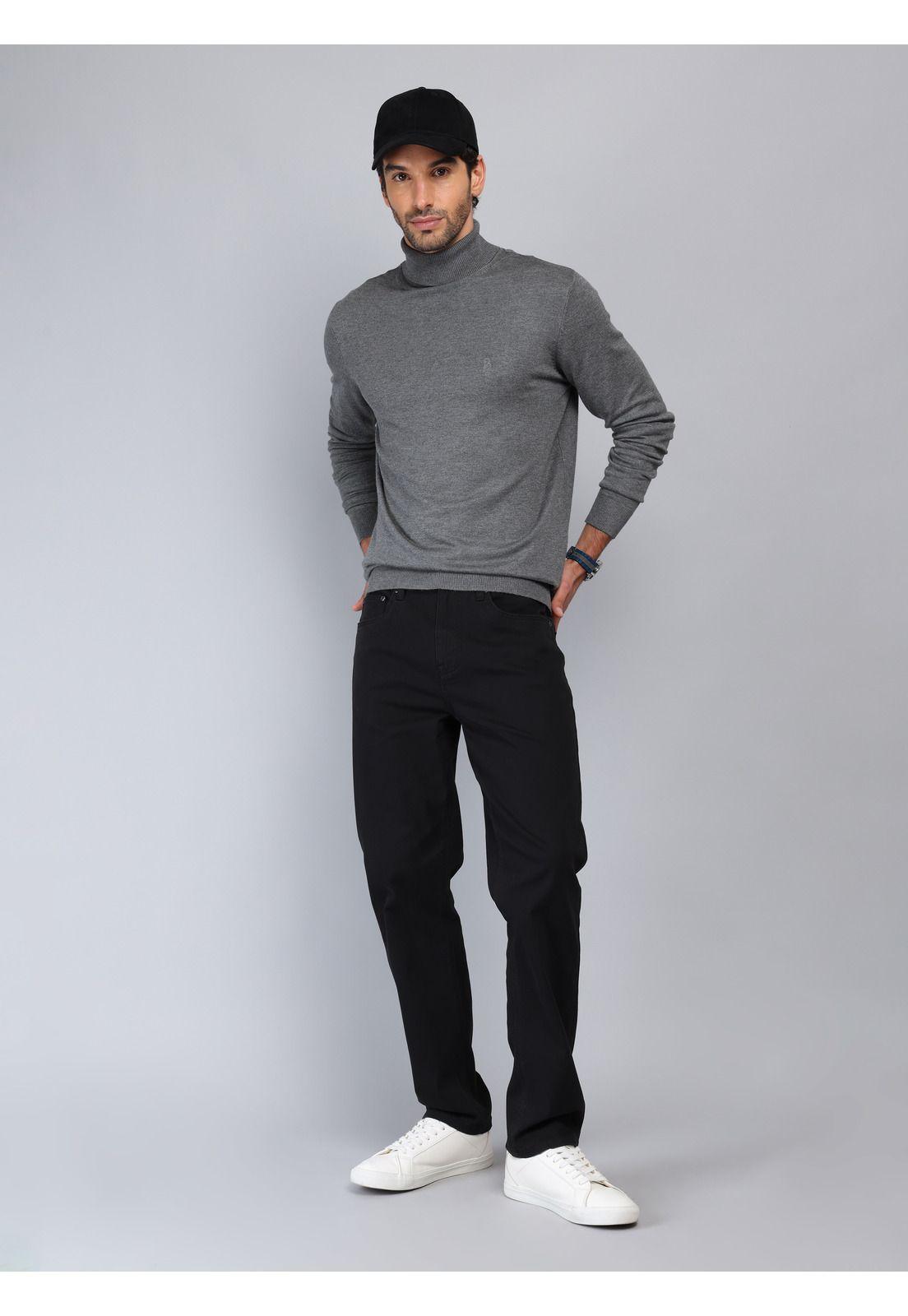 Sweater Liso Cuello Alto Piero Butti PBCII26GR-3