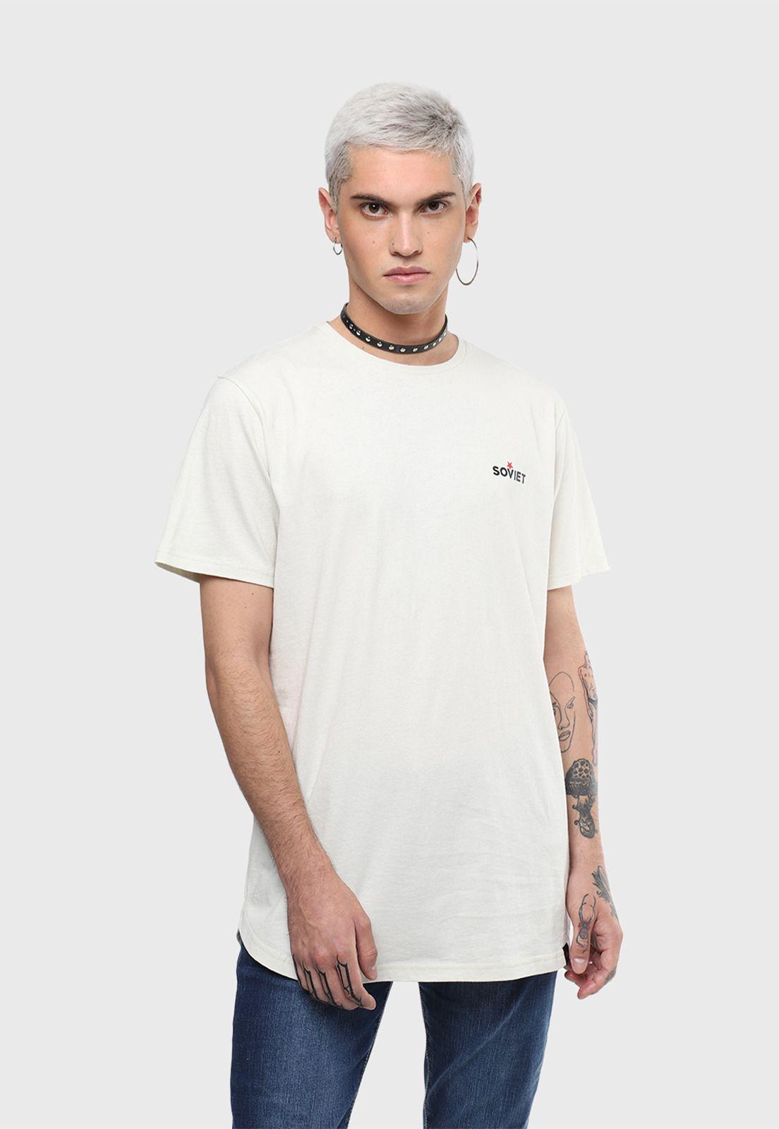 Polera Manga Corta Crudo Soviet SVPO210GR-0