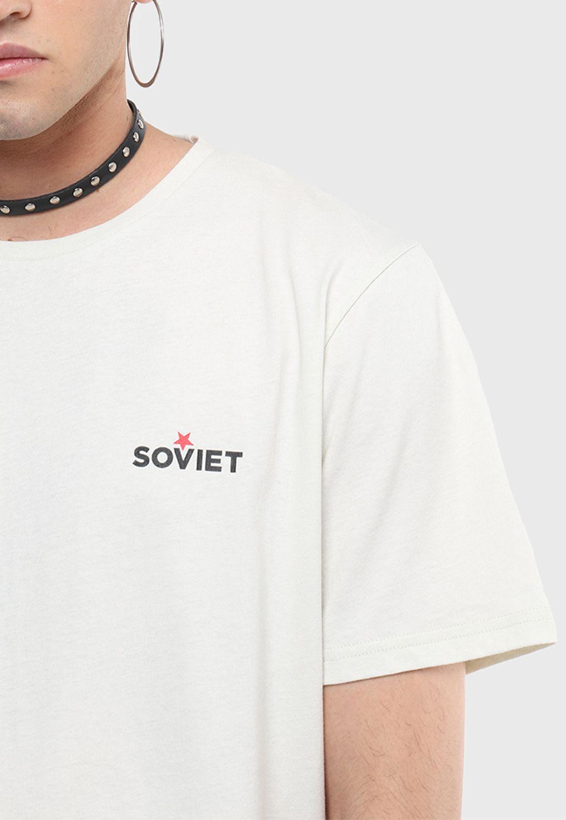 Polera Manga Corta Crudo Soviet SVPO210GR-2