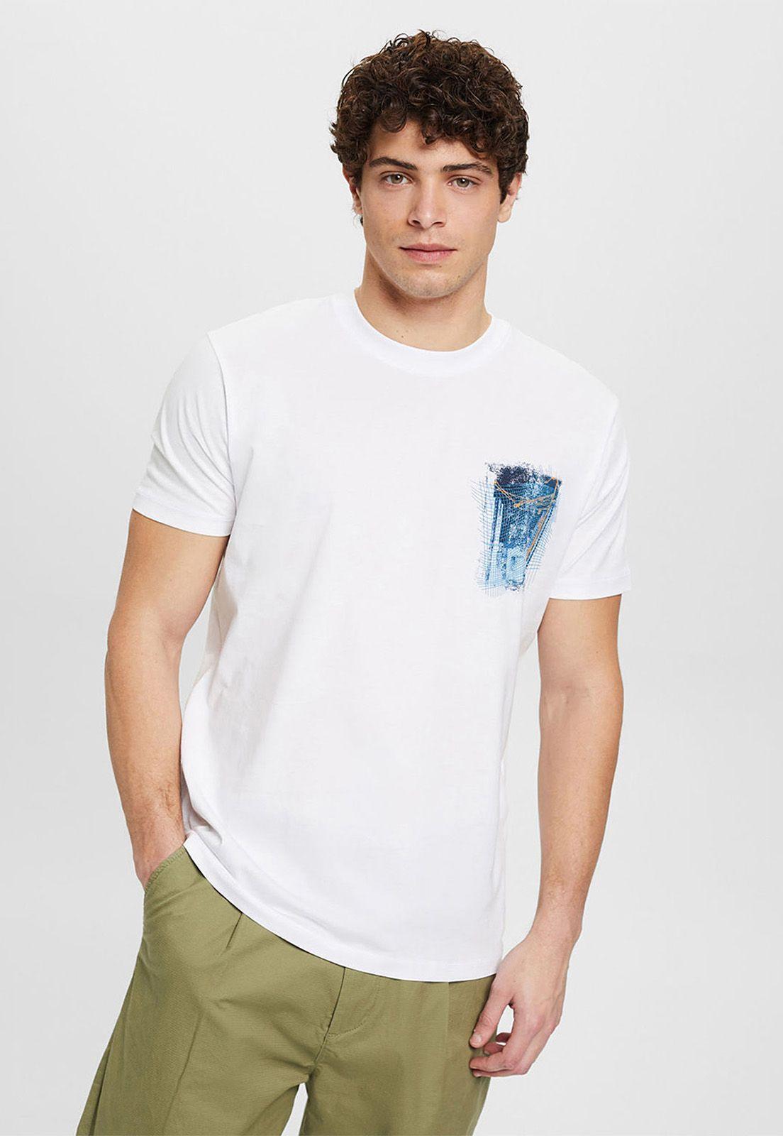 Polera Estampada Hombre Esprit-0