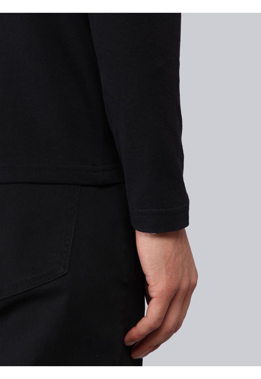 Polera Piqué Regular Fit Negro Piero Butti PBCIK95NE-4