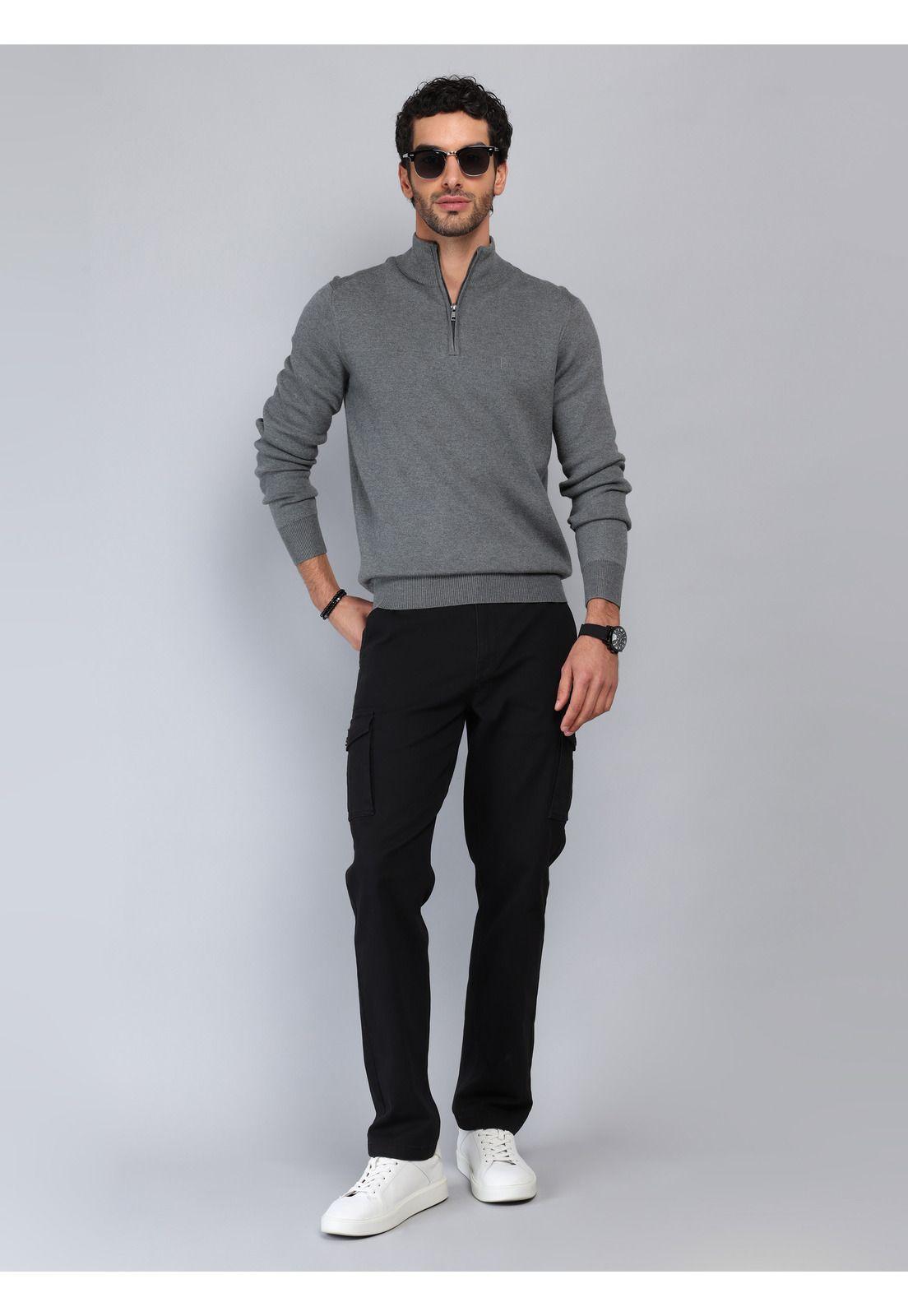 Sweater Cuello Alto Piero Butti PBCII22GR-3