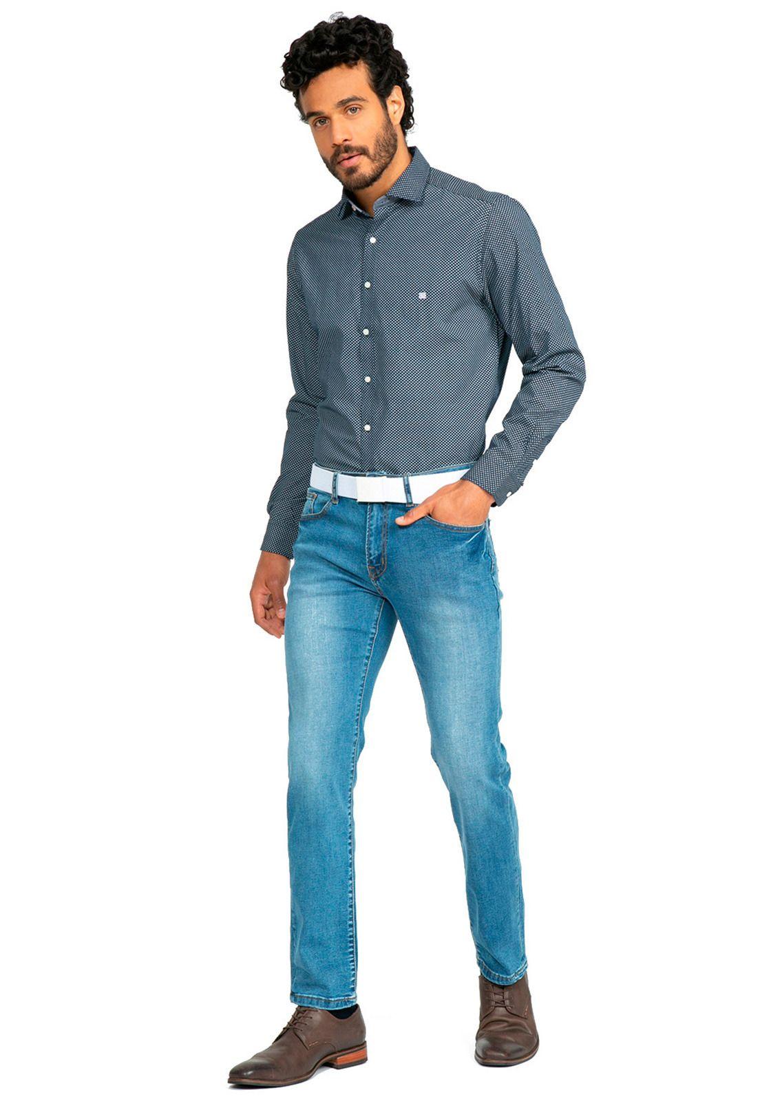 Camisa Sport Azul-4