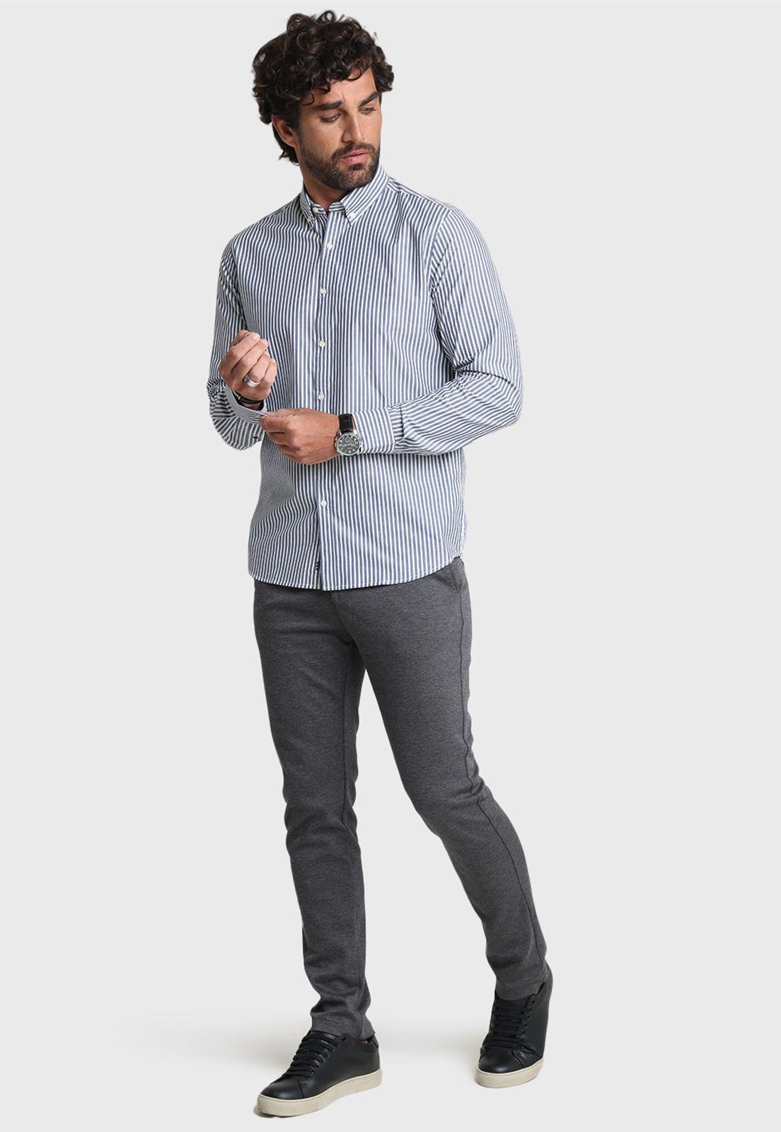 Camisa ML Rayas Arrow -3