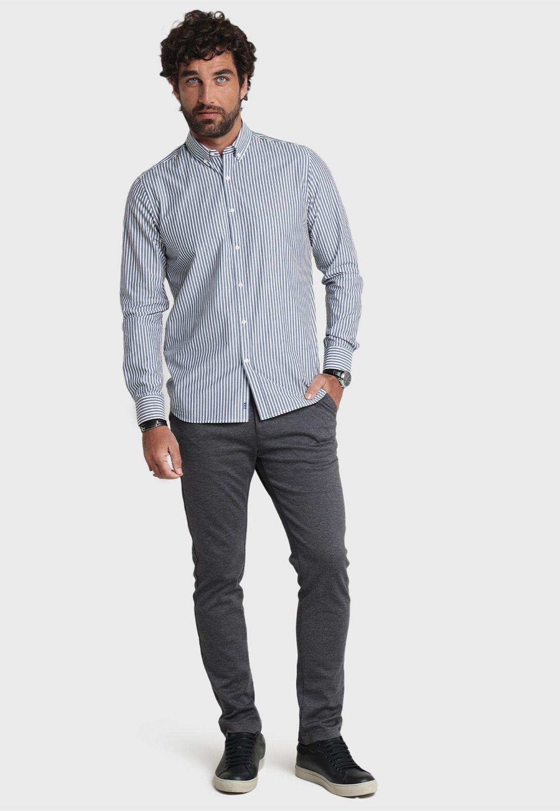 Camisa ML Rayas Arrow -4