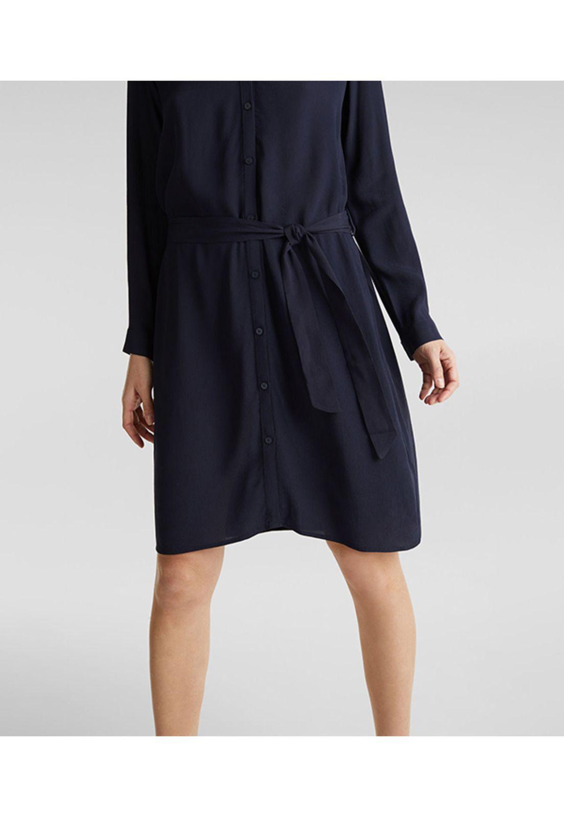 Vestido camisero en LENZING™ ECOVERO™-2