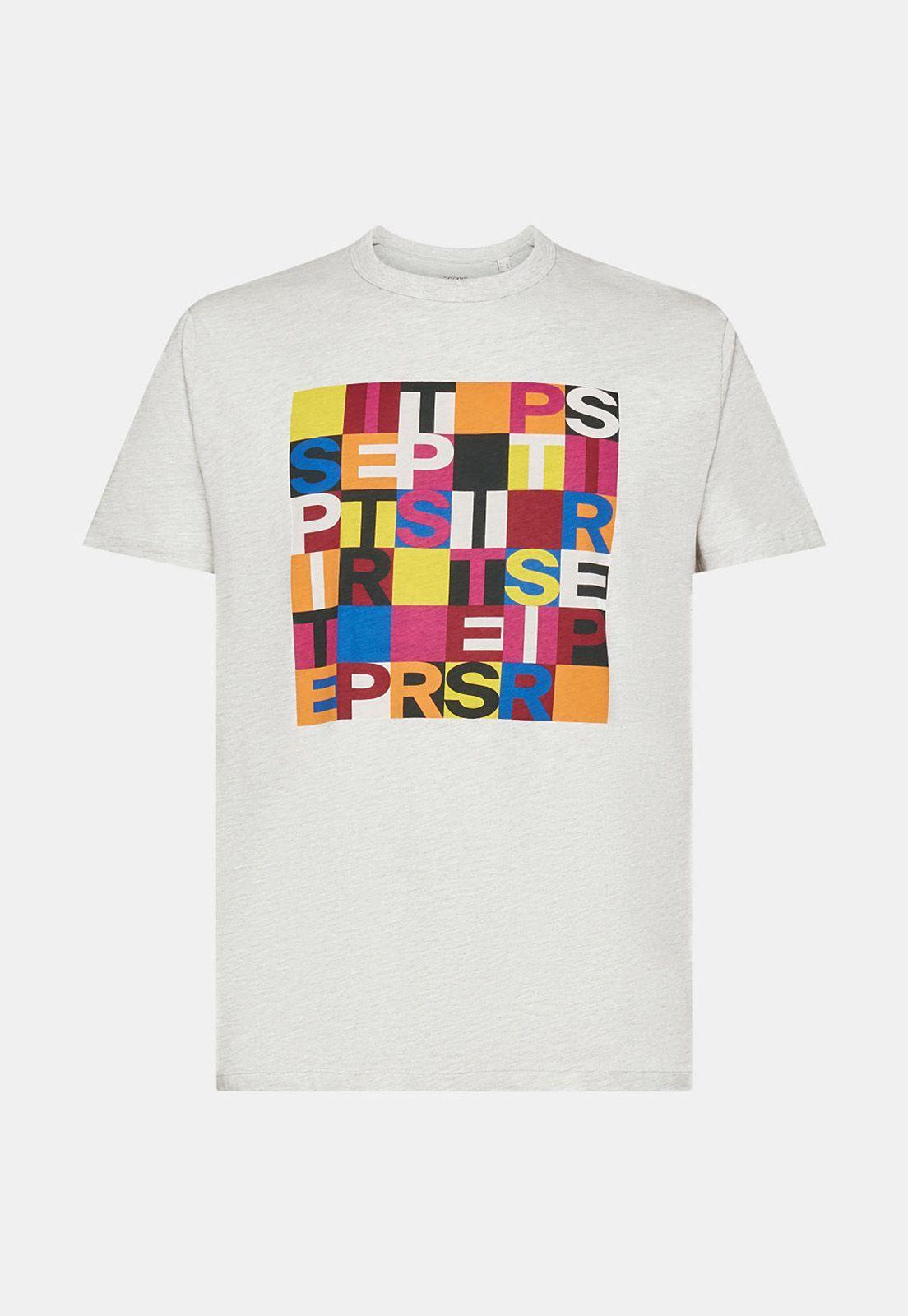 Polera Clásica Con Logo Esprit Estampado-3