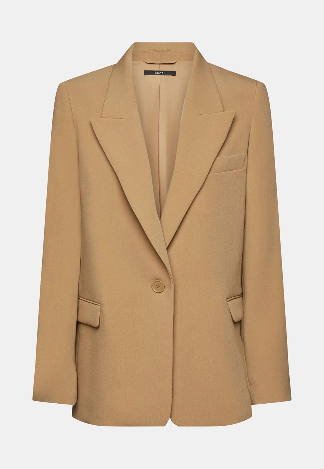 Blazer De Un Solo Botón Mujer Esprit-3