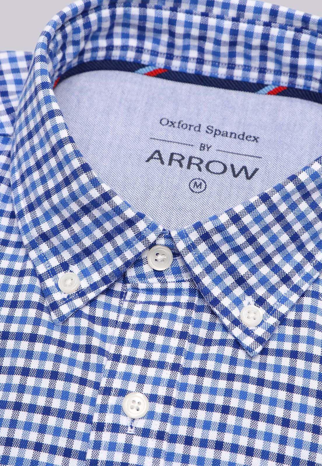 Camisa Diseño Cuadros Spandex Arrow CM32010NB-4