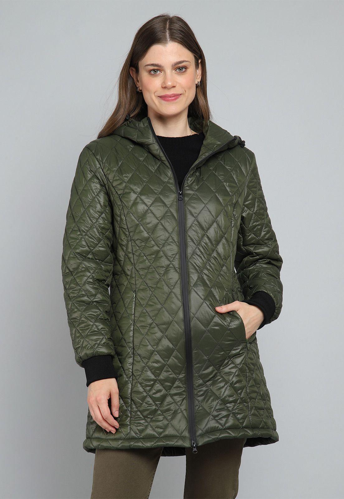 Parka Larga Acolchada Dos en Uno Mujer Esprit G008950-4