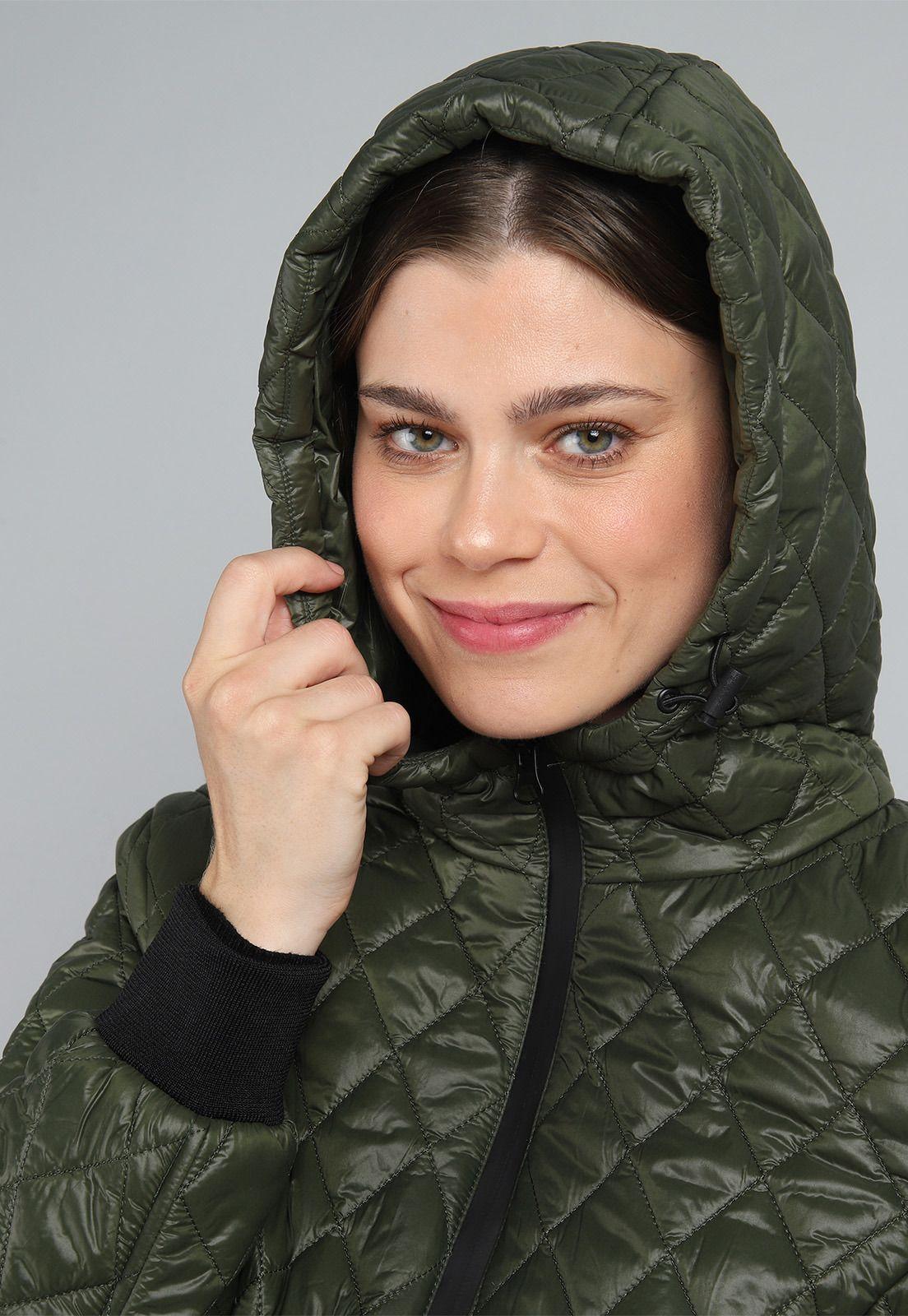 Parka Larga Acolchada Dos en Uno Mujer Esprit G008950-5