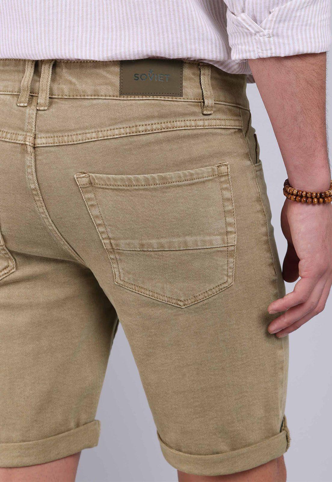 Bermuda Denim Slim Fit Soviet BVSHC90BE-4
