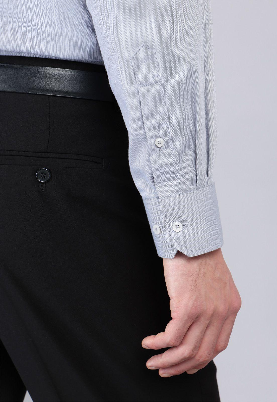 Camisa Formal Texturada Van Heusen VHCM426GR-5