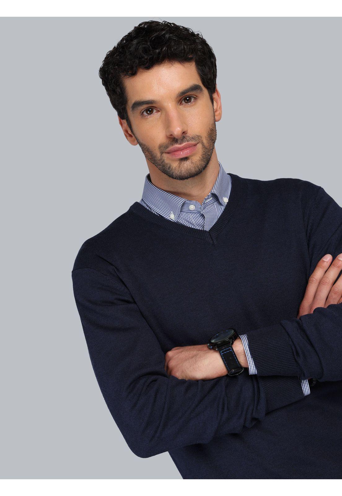 Sweater Cuello V Piero Butti PBCII52NB-2