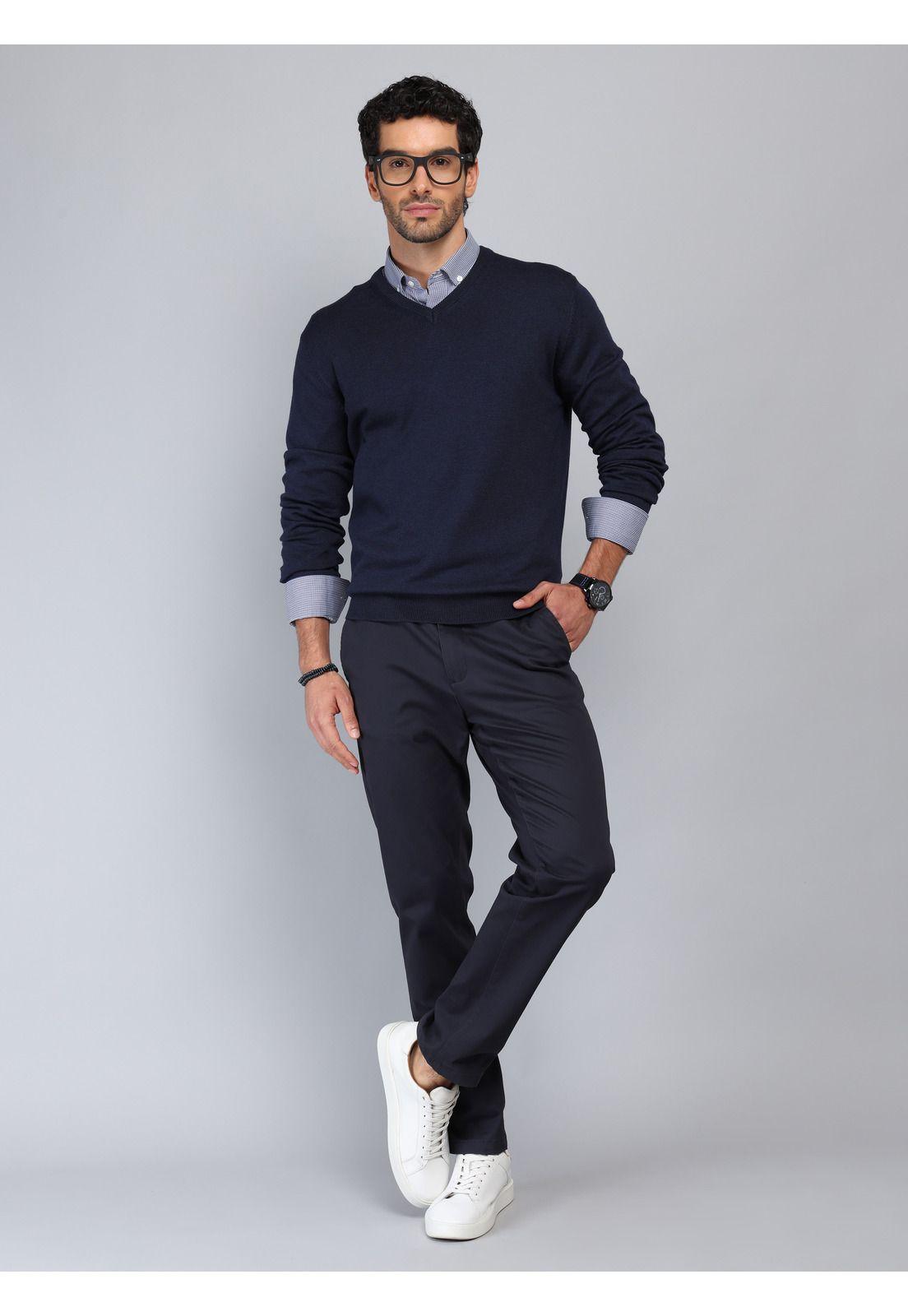 Sweater Cuello V Piero Butti PBCII52NB-3