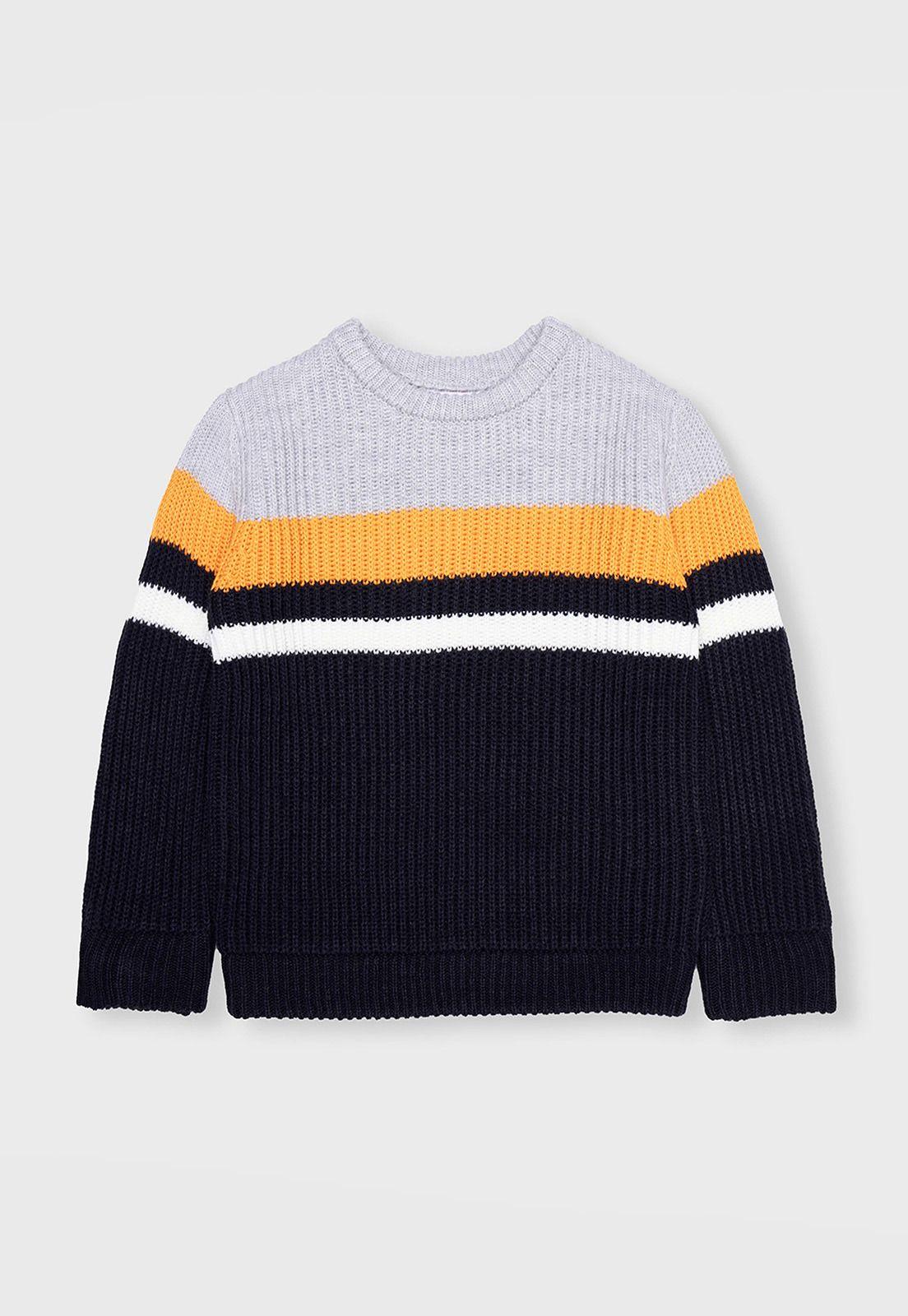 Sweater A Rayas Niño Osito-0