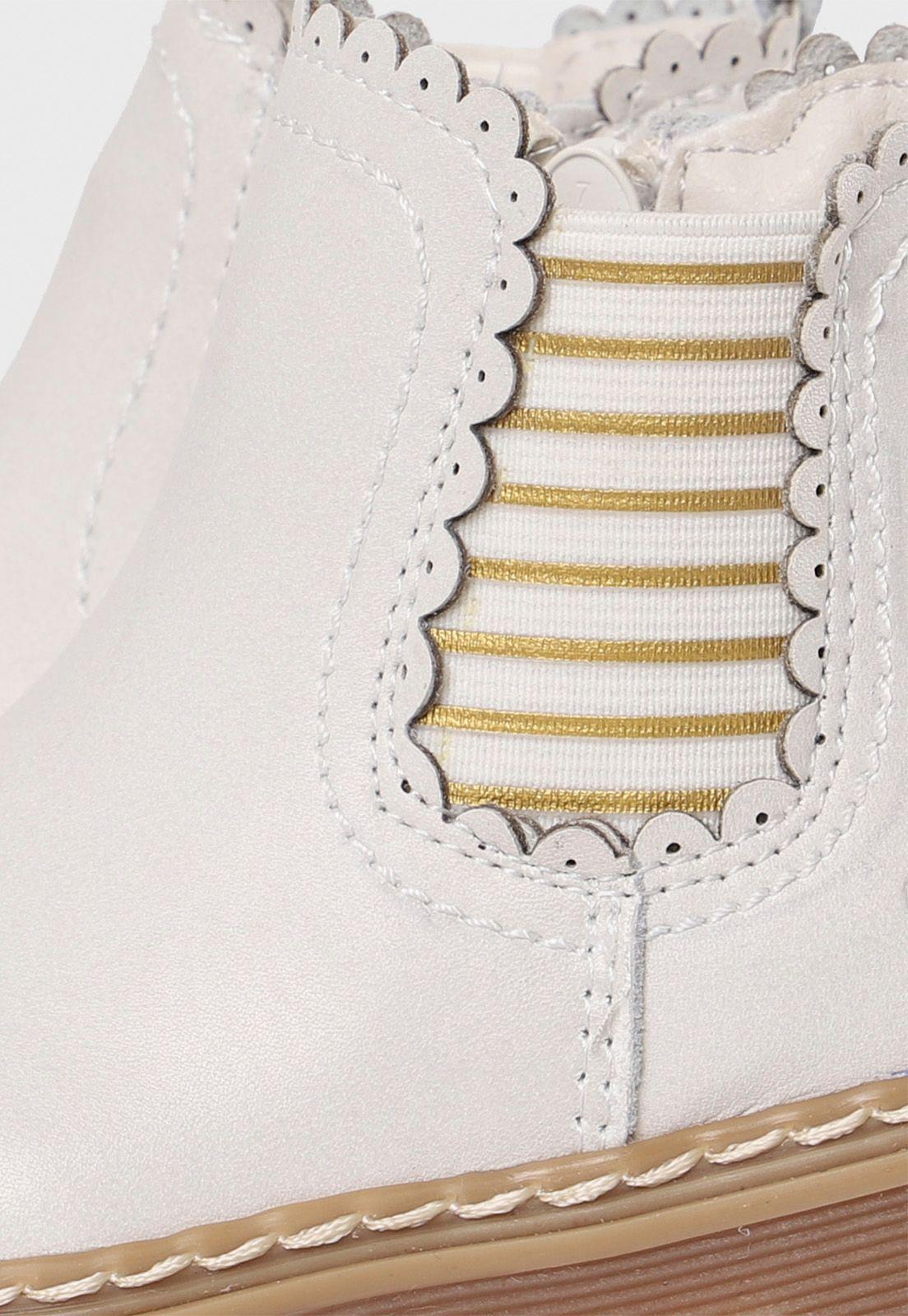 Bota Tipo Chelsea Niña Osito-3