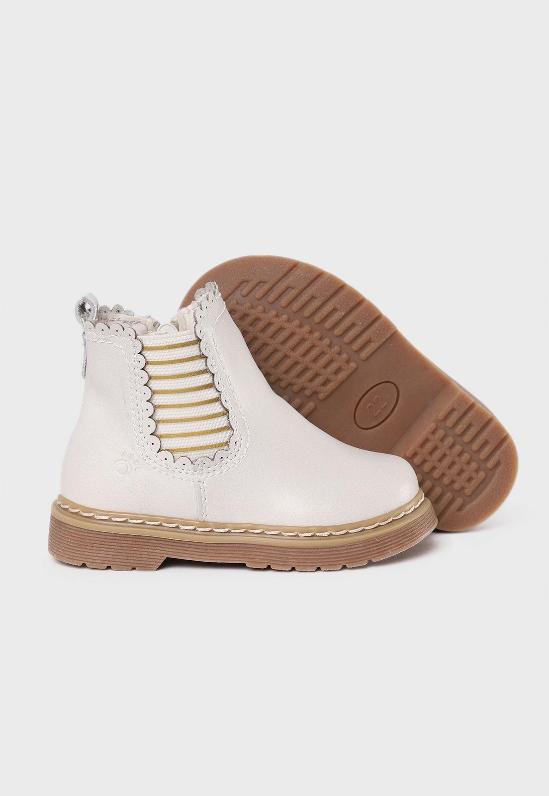 Bota Tipo Chelsea Niña Osito-0