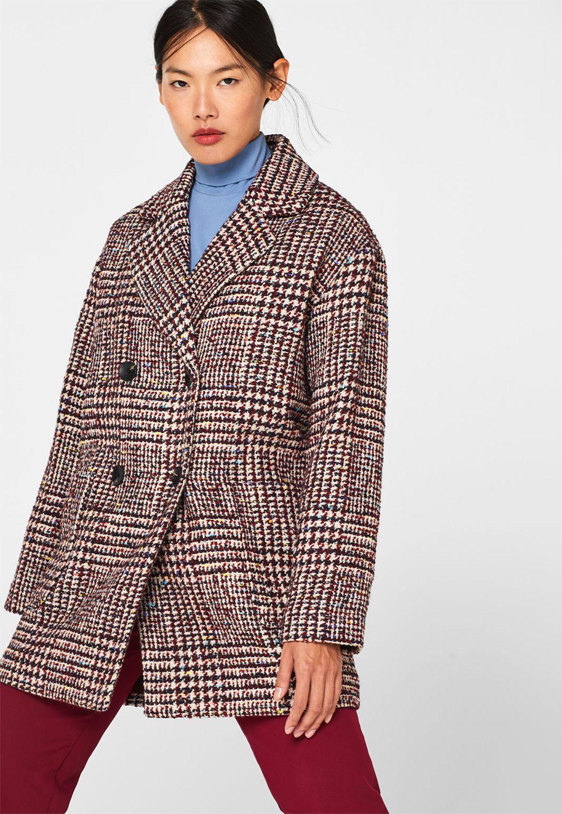 Abrigo Mujer a Cuadros-0