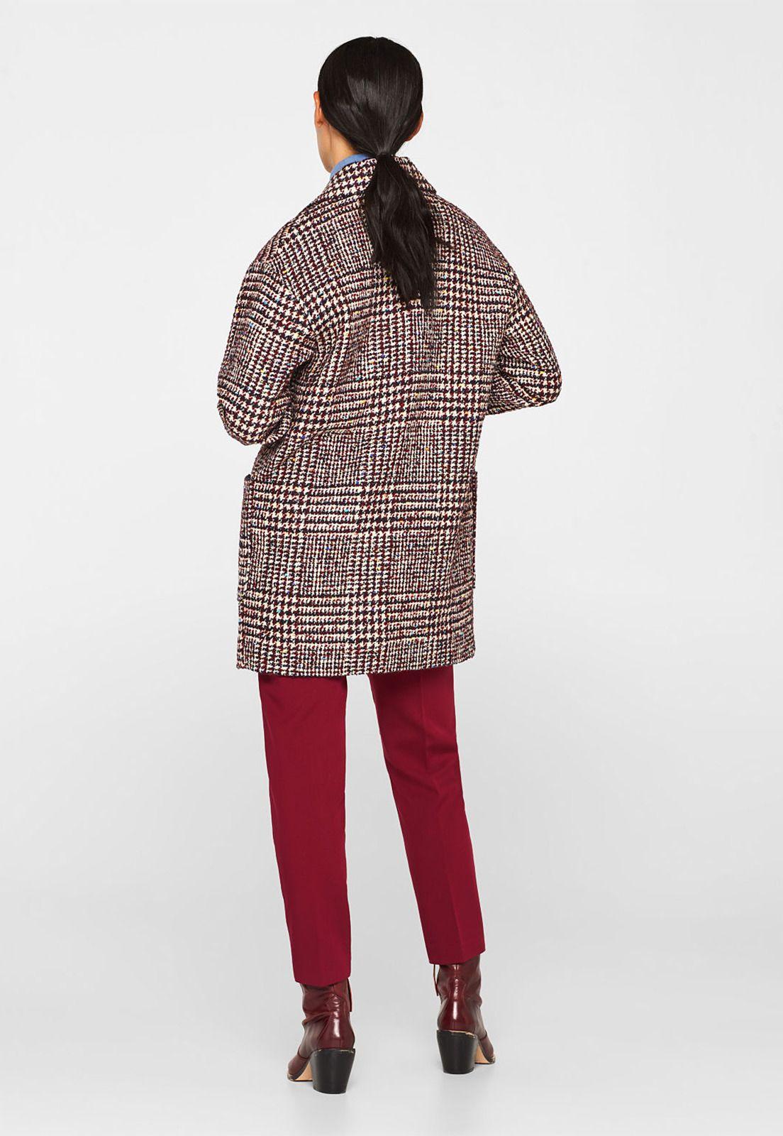 Abrigo Mujer a Cuadros-1
