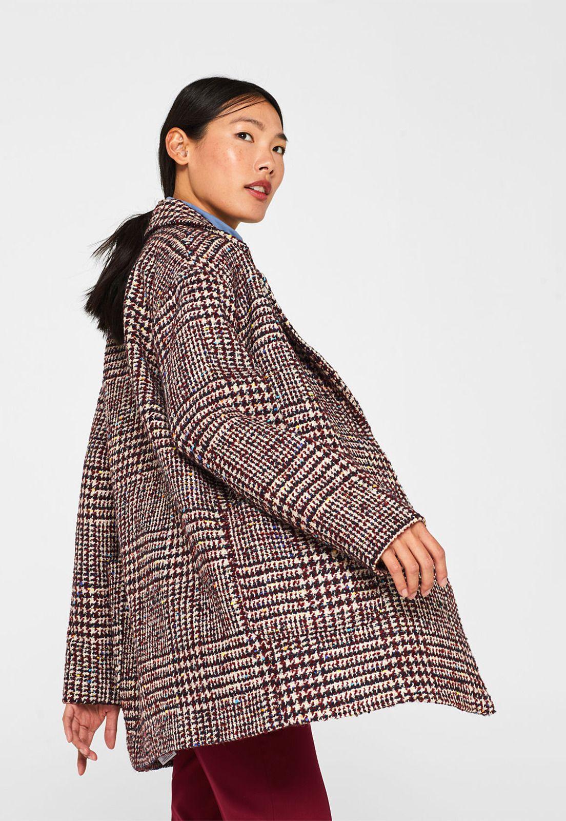 Abrigo Mujer a Cuadros-2