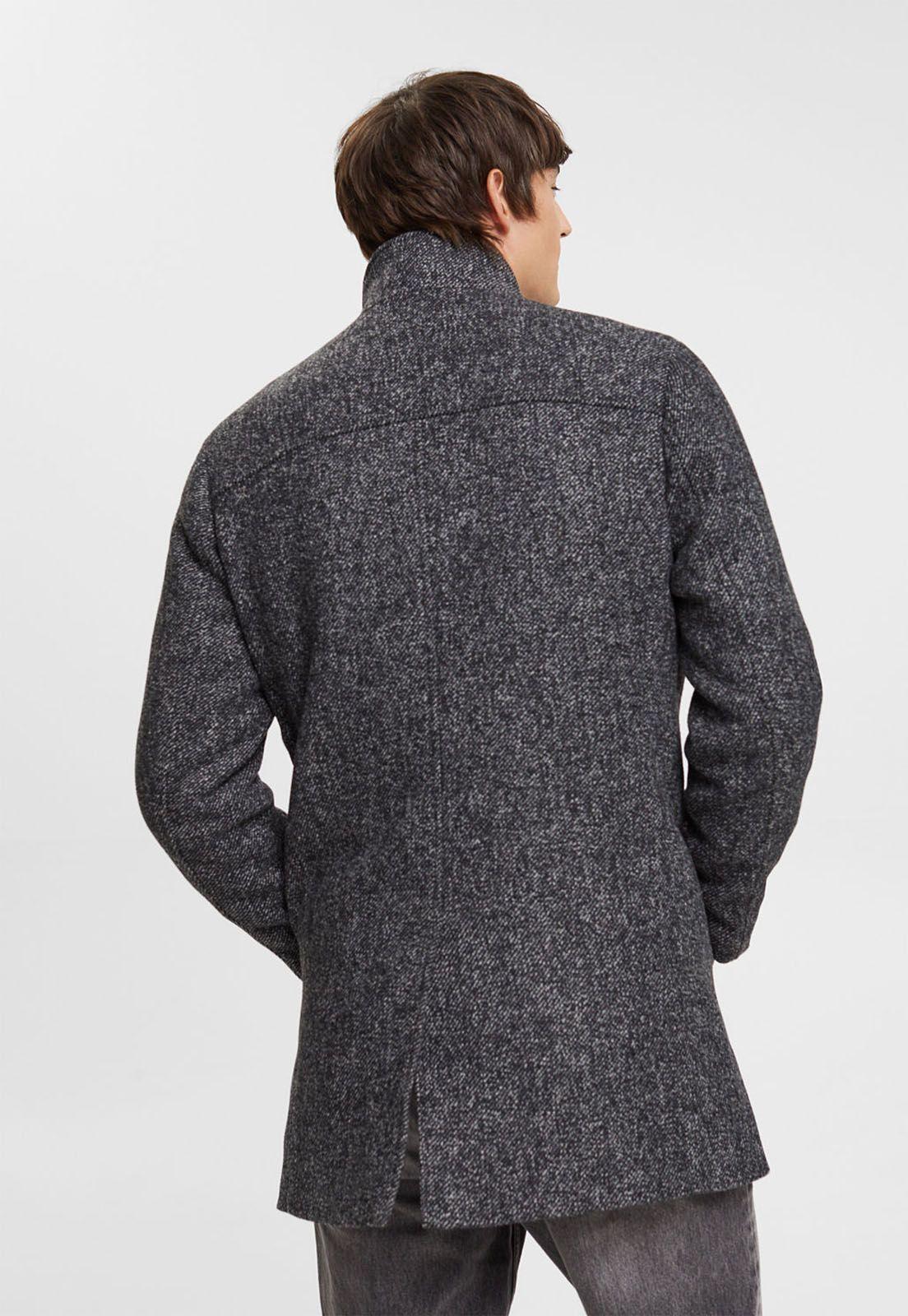 Abrigo Acolchado En Mezcla De Lana Hombre Esprit-1