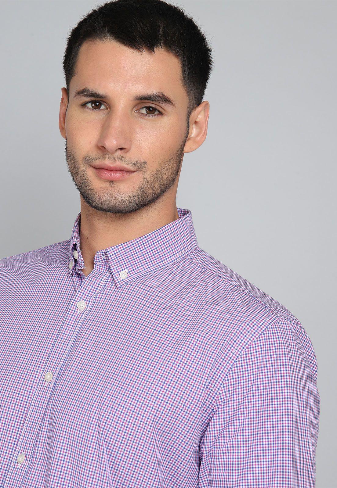 Camisa Cuadros Manga Larga Arrow CM31045RD-2