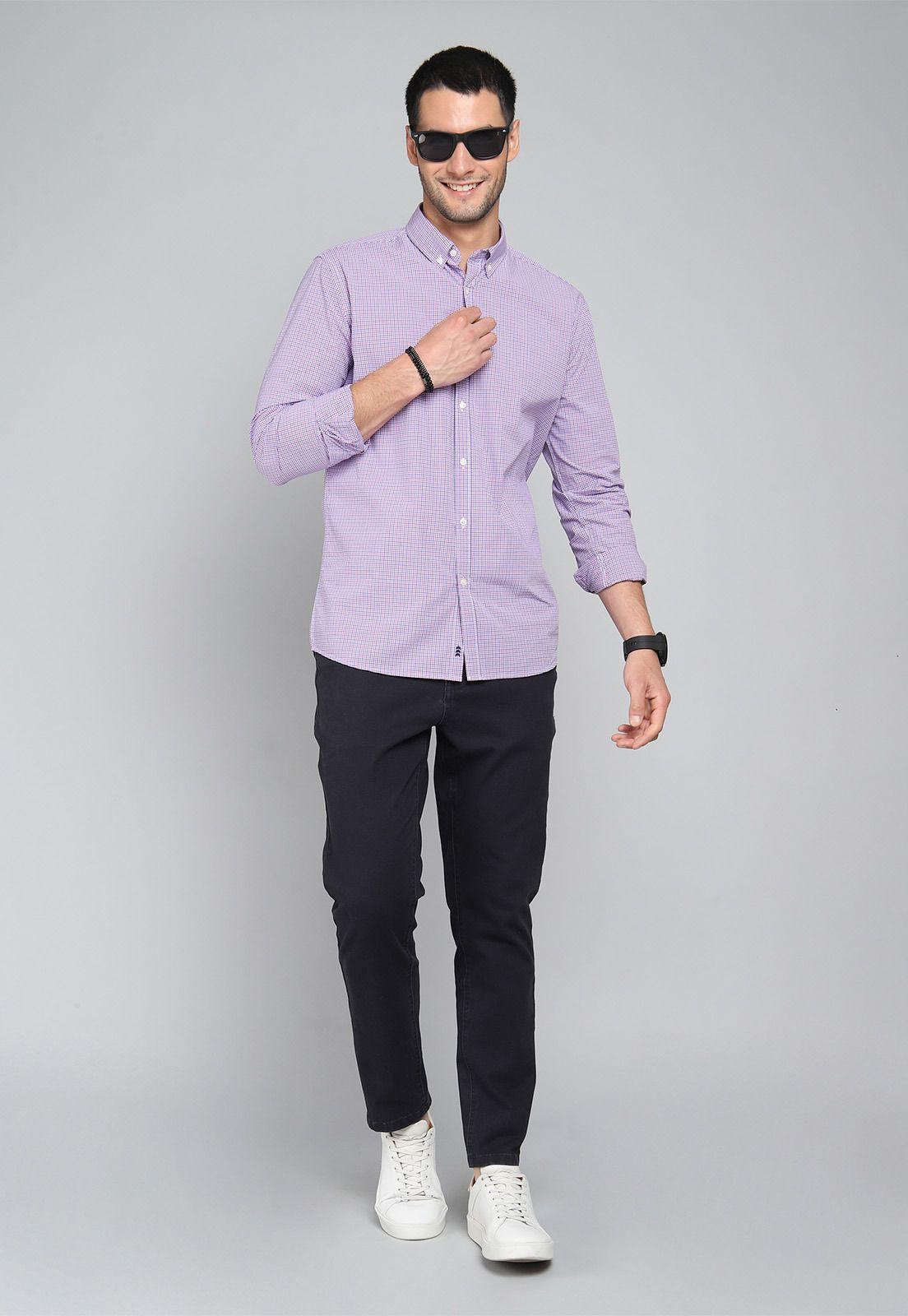 Camisa Cuadros Manga Larga Arrow CM31045RD-3