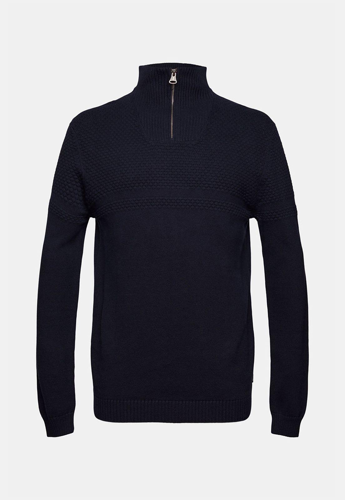 Sweater hombre cuello alto con cierre Esprit invierno-3