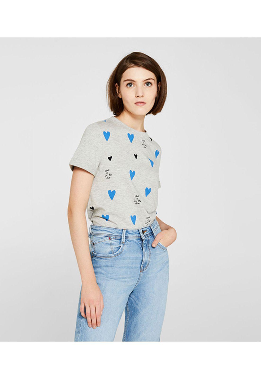 Polera con estampado-0