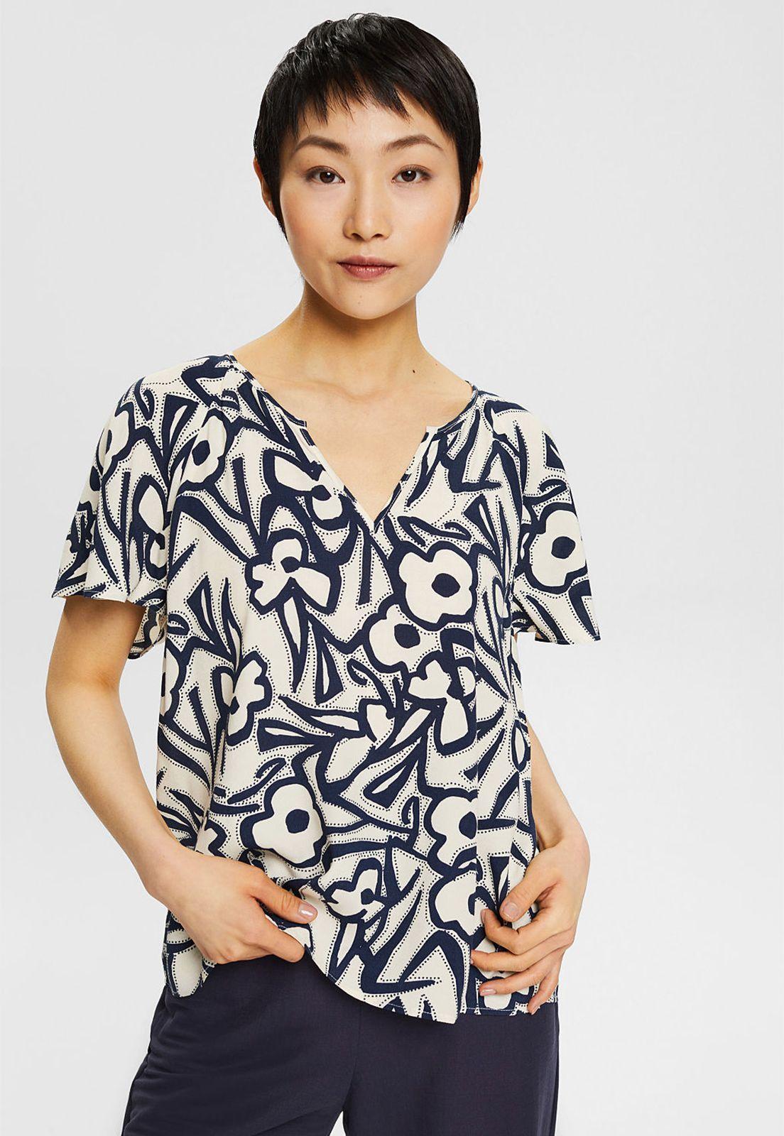 Blusa Estampada Esprit-0