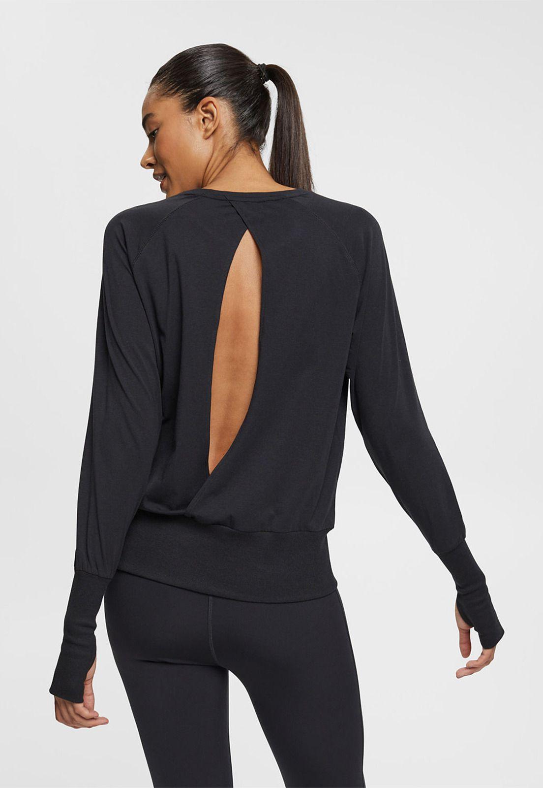 Polera Deportiva Manga Larga Mujer Esprit 992EI1K313-1
