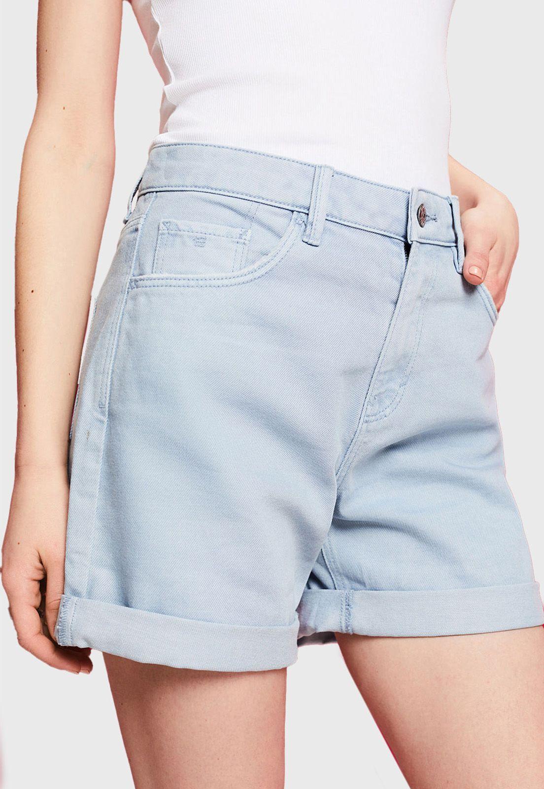 Short De Mezclilla Con Dobles Mujer Esprit-2