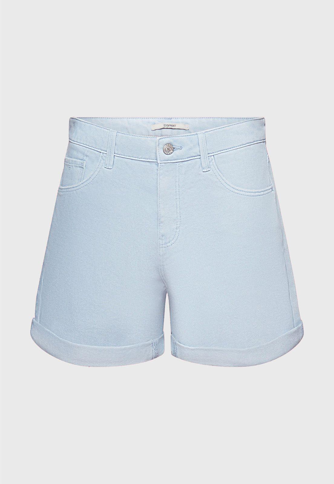 Short De Mezclilla Con Dobles Mujer Esprit-3