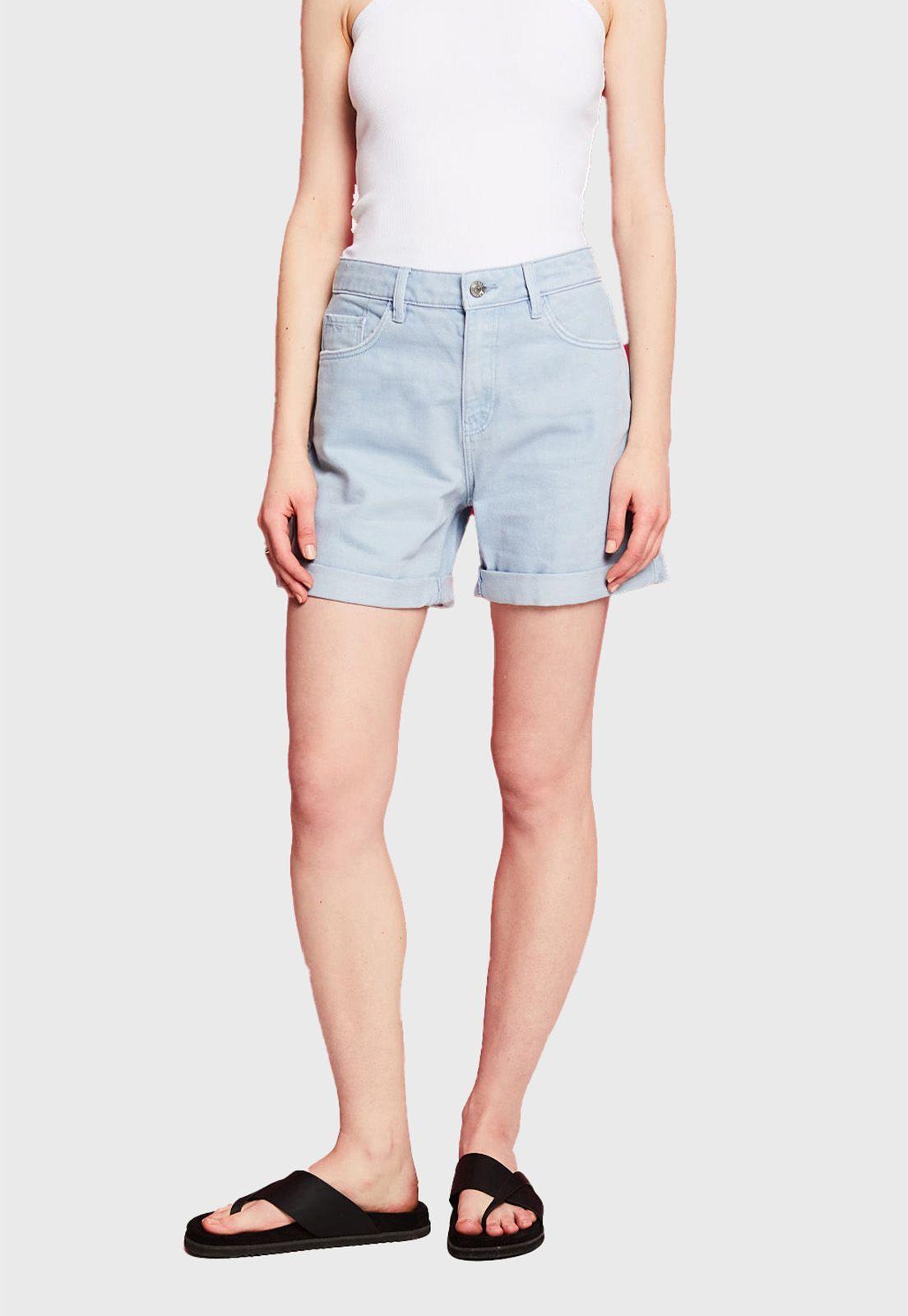 Short De Mezclilla Con Dobles Mujer Esprit-0