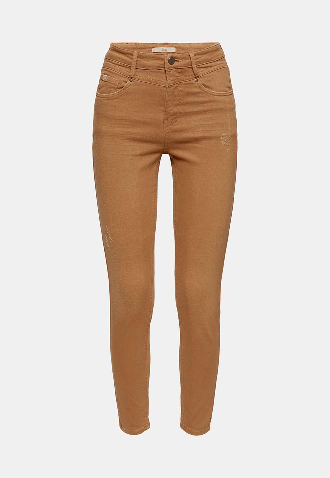 Pantalón Mujer Skinny High Rise Esprit Verde oscuro-3