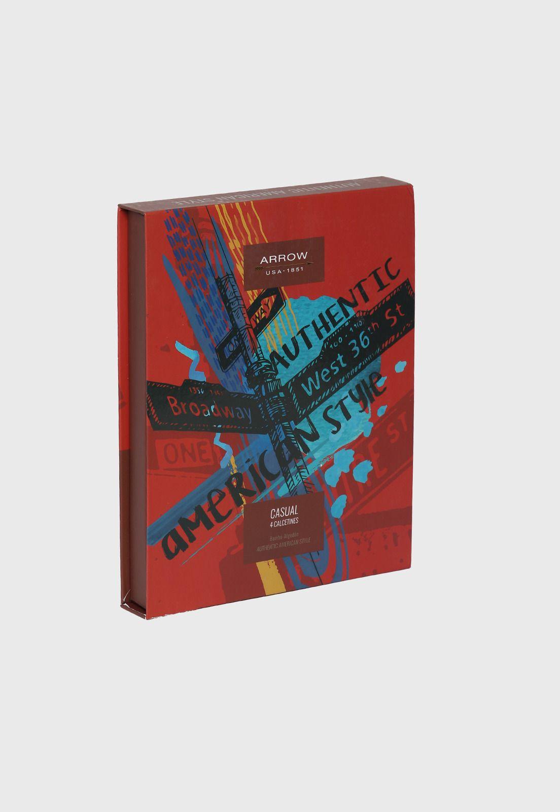 Calcetines Pack 4 Design Arrow CP4232SSU-5