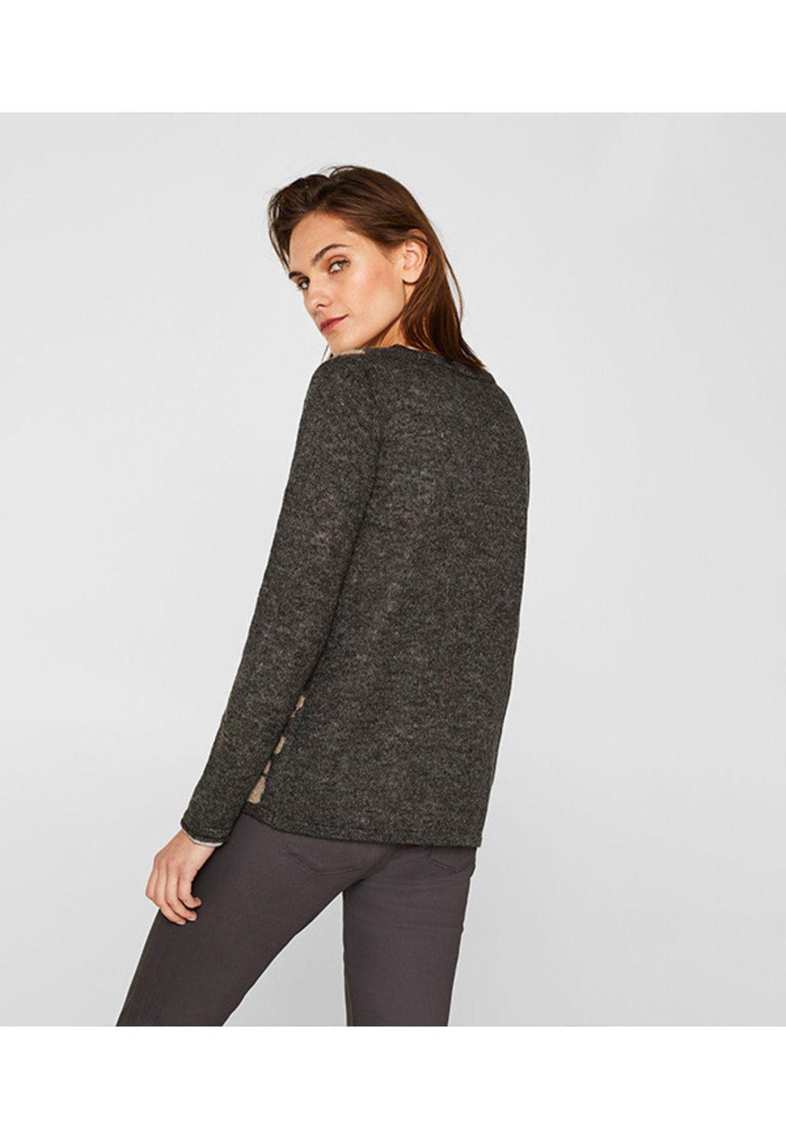 Sweater con diseño de leopardo-2