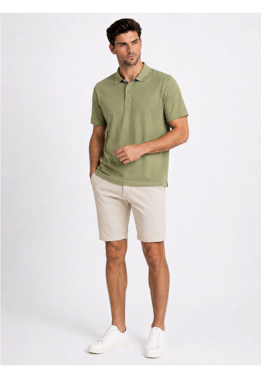 Polera Pique Regular Fit Verde Piero Butti PBDVK50VE-3