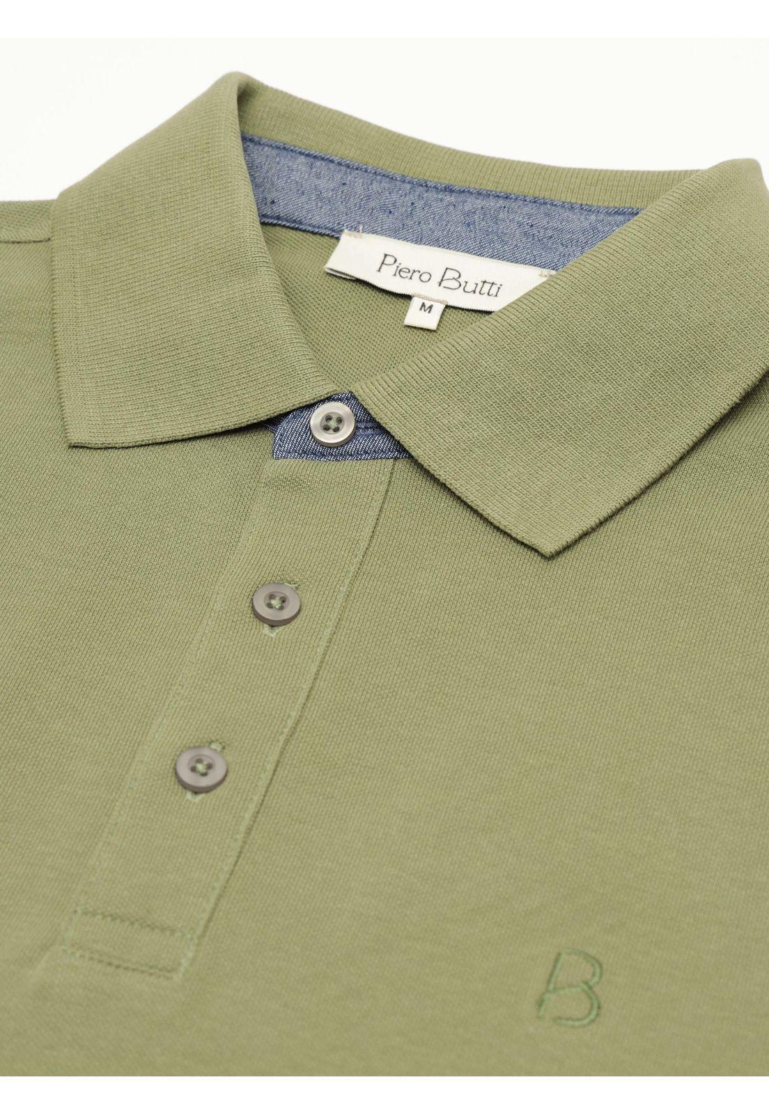 Polera Pique Regular Fit Verde Piero Butti PBDVK50VE-4