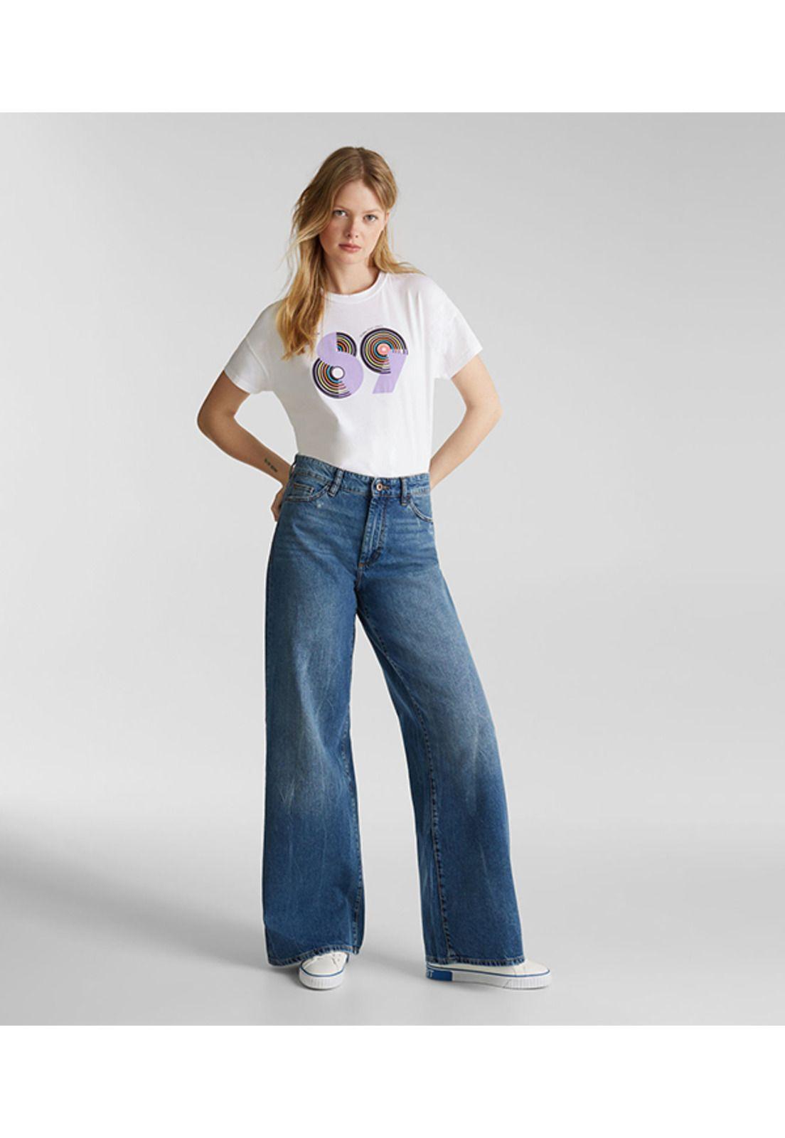 Jeans wide leg high rise-3